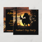 Uitnodiging van vaderdag (Voorkant / Achterkant)