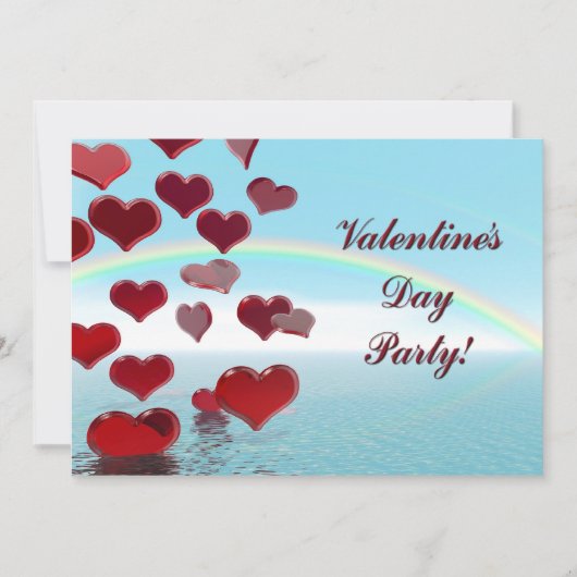 uitnodiging van Valentijnsdag (Voorkant)