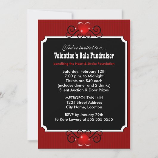 Uitnodiging van valentijnse partij (Voorkant)