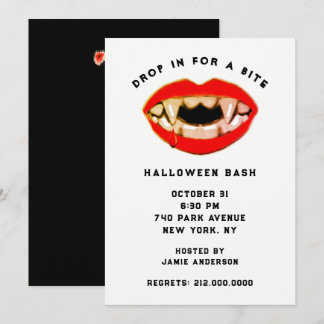 Uitnodiging van volwassen Halloween-partij