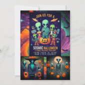 Uitnodiging van volwassen Halloween-partij (Voorkant)