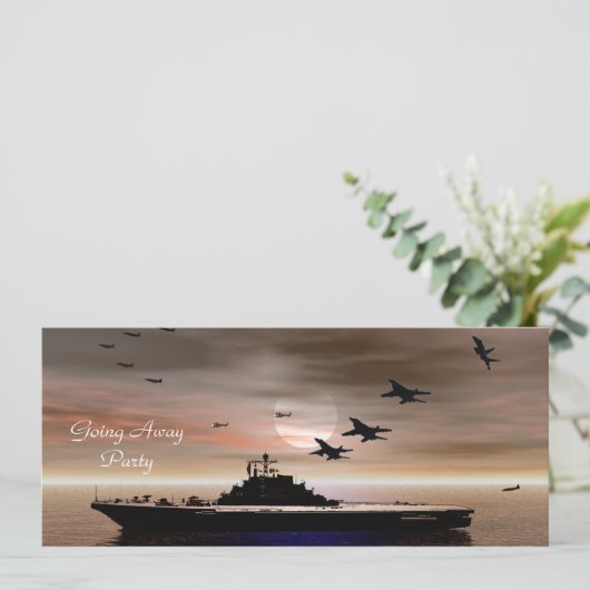 Uitnodiging van wegpartij (Staand voorkant)