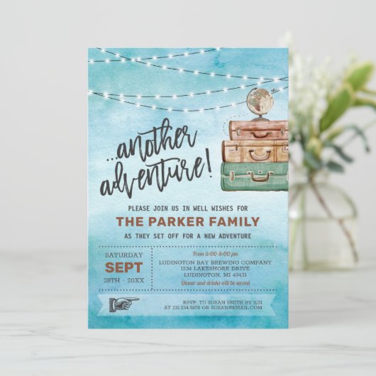 Uitnodiging van wegpartij (Staand voorkant)