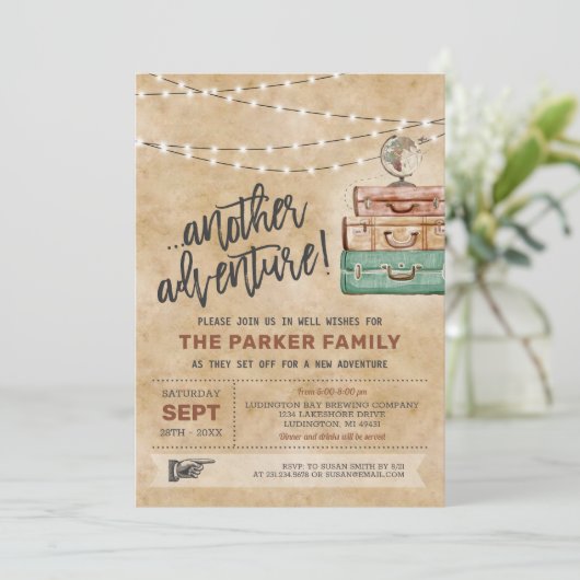 Uitnodiging van wegpartij (Staand voorkant)