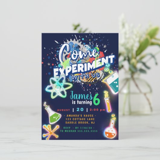 Uitnodiging van wetenschappers (Staand voorkant)