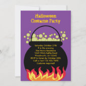 Uitnodiging van Witch Cauldron Halloween Party (Voorkant)