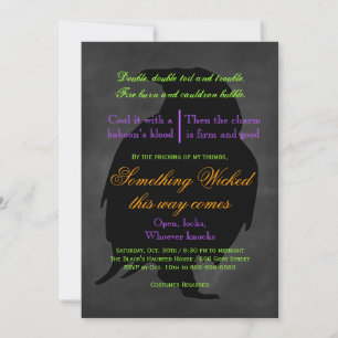 Uitnodiging van Wschad Raven Halloween