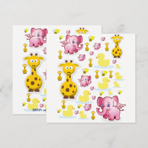 Uitnodiging Verjaardag Kaart