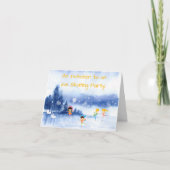 Uitnodiging verjaardag van 8 jaar oude jongen of m (Voorkant)