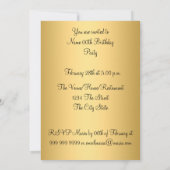 Uitnodiging Verjaardagsfeest Damask (Achterkant)