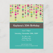 UITNODIGING VERJAARDAGSFEEST:: discotek 1 (Voorkant)