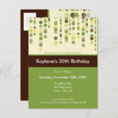 UITNODIGING VERJAARDAGSFEEST:: discotek 4 (Voorkant / Achterkant)