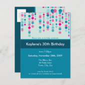 UITNODIGING VERJAARDAGSFEEST:: discotek 5 (Voorkant / Achterkant)