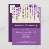 UITNODIGING VERJAARDAGSFEEST:: discotek 7 (Voorkant / Achterkant)