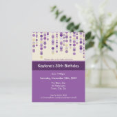 UITNODIGING VERJAARDAGSFEEST:: discotek 7 (Staand voorkant)