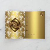 Uitnodiging verjaardagsfeest Gouden Bloem (Binnen)