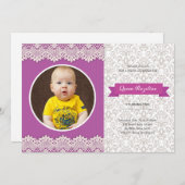 Uitnodiging Verjaardagsfeest Sjabloon (Voorkant / Achterkant)