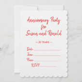 Uitnodiging verjaardagsfeestje Cake En Rozen (Achterkant)