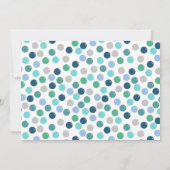 Uitnodiging verjaardagsfeestje kinderen blauw soft (Achterkant)