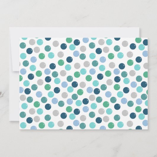 Uitnodiging verjaardagsfeestje kinderen blauw soft (Achterkant)