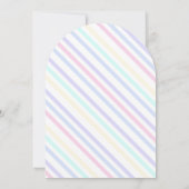 Uitnodiging verjaardagsfeestje met eenhoorn. (Achterkant)