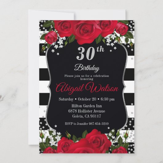 Uitnodiging verjaardagsfeestje, Uitnodiging verjaa (Voorkant)