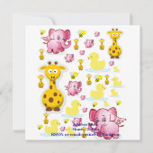 Uitnodiging Verjaardagskaart (Achterkant)