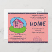 Uitnodiging - verwarming van het huishouden (Voorkant / Achterkant)