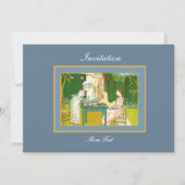 Uitnodiging Victoriaans Tea Partij (Voorkant)