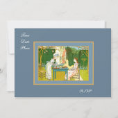 Uitnodiging  Victoriaans Tea Partij (Achterkant)