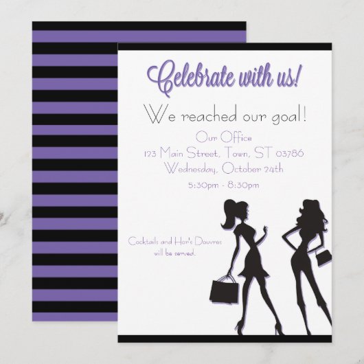 Uitnodiging - Viel samen met ons (Voorkant / Achterkant)