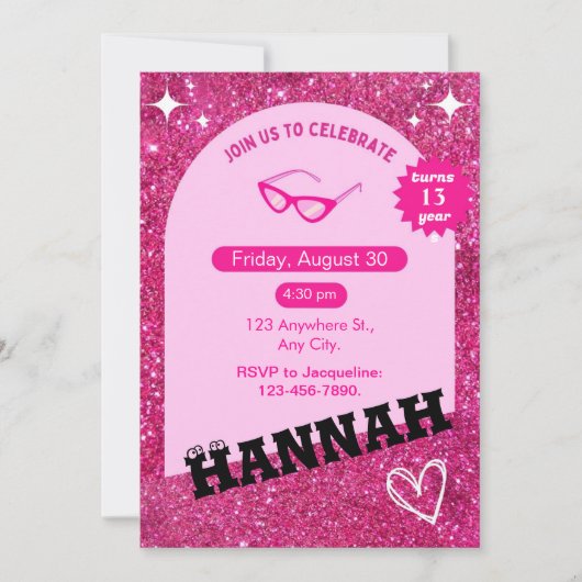 Uitnodiging vieren & verjaardag (Voorkant)