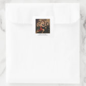 Uitnodiging Vierkante Sticker (Tas)