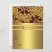 Uitnodiging Vintage Floral Elke ocassie (Achterkant)