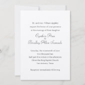 Uitnodiging Vintage Floral Spray (Voorkant)