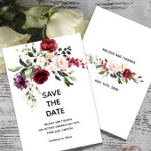 Uitnodiging Vintage Roos Save The Date