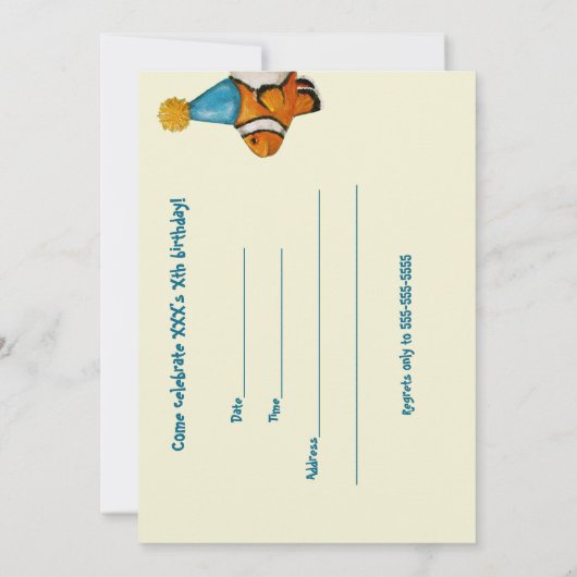 Uitnodiging visdag uitstellen om (Achterkant)