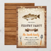 Uitnodiging vispartij (Voorkant / Achterkant)