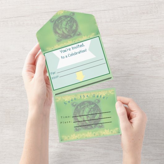 Uitnodiging Vissen Horoscoop Thema (Afscheurbaar)