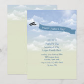 Uitnodiging vliegtuigbanner (Voorkant / Achterkant)