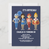 Uitnodiging voetbalfeestje (Voorkant)