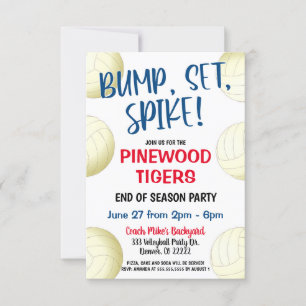 UITNODIGING VOLLEYBAL TEAM