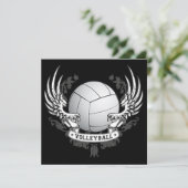 Uitnodiging volleyball Wings (Staand voorkant)