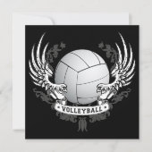 Uitnodiging volleyball Wings (Voorkant)