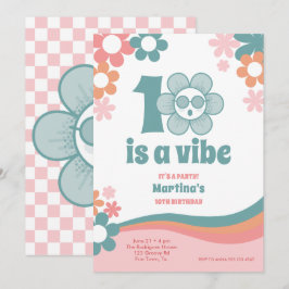 Uitnodiging voor 10 jarig meisje