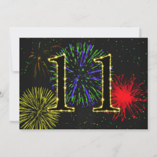 Uitnodiging voor 11e verjaardagsfeestje