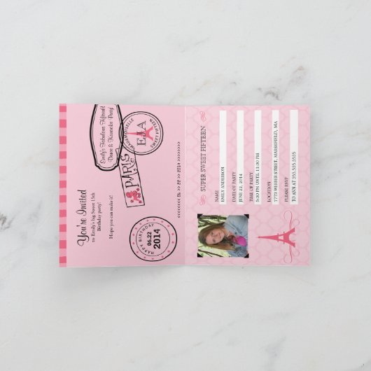 Uitnodiging voor 15e paspoort (Binnen)