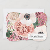 Uitnodiging voor 16e verjaardag geometrische tuinr (Achterkant)