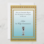 Uitnodiging voor 1e Heilige Communie Feestje (Voorkant)