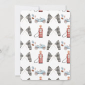 Uitnodiging voor 1e verjaardag Fast One (Achterkant)